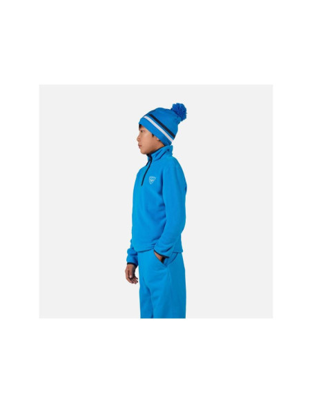 Bluza dziecięca rossignol jr strawpile fleece hz niebieska