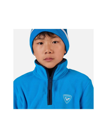 Bluza dziecięca rossignol jr strawpile fleece hz niebieska