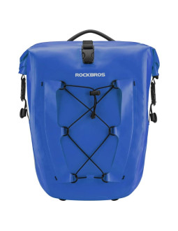 Sakwa rowerowa rockbros 30140022004 wodoodporna 25-32l - niebieska