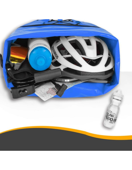 Sakwa rowerowa rockbros 30140022004 wodoodporna 25-32l - niebieska