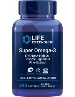 Super Omega-3 Epa/Dha Z Lignanami Sezamowymi I Ekstraktem Z Oliwek (240 Kaps.)