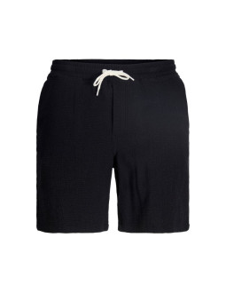 Jack&jones męskie szorty jpstjaiden coba stripe jog shorts reg sn 12274413 black