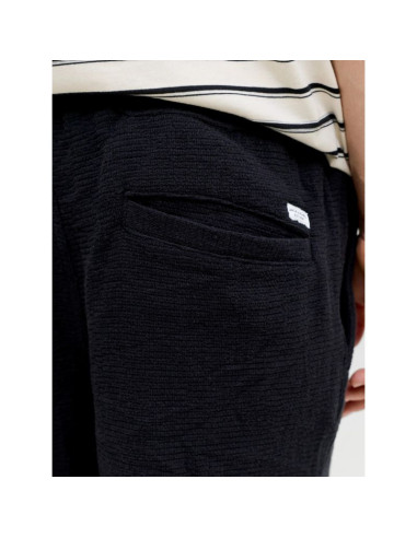 Jack&jones męskie szorty jpstjaiden coba stripe jog shorts reg sn 12274413 black
