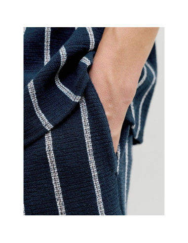 Jack&jones męskie szorty w paski jpstjaiden coba stripe jog shorts reg sn 12274413 sky captain/stripes