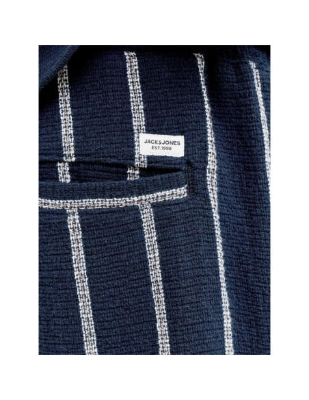 Jack&jones męskie szorty w paski jpstjaiden coba stripe jog shorts reg sn 12274413 sky captain/stripes