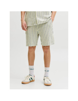 Jack&jones męskie szorty w paski jpstjaiden coba stripe jog shorts reg sn 12274413 tea/stripes 2