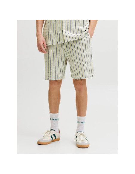 Jack&jones męskie szorty w paski jpstjaiden coba stripe jog shorts reg sn 12274413 tea/stripes