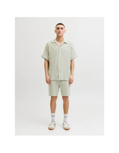 Jack&jones męskie szorty w paski jpstjaiden coba stripe jog shorts reg sn 12274413 tea/stripes