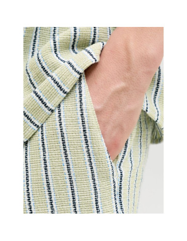 Jack&jones męskie szorty w paski jpstjaiden coba stripe jog shorts reg sn 12274413 tea/stripes