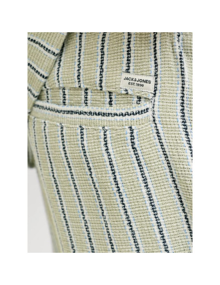 Jack&jones męskie szorty w paski jpstjaiden coba stripe jog shorts reg sn 12274413 tea/stripes