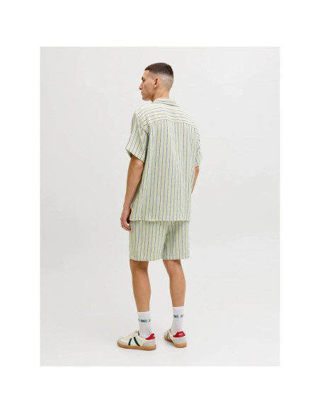 Jack&jones męskie szorty w paski jpstjaiden coba stripe jog shorts reg sn 12274413 tea/stripes