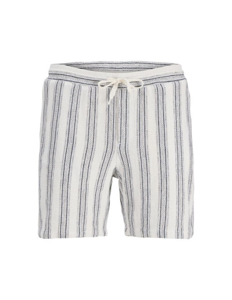 Jack&jones męskie szorty jpstjaiden coba stripe jog shorts reg sn 12274413 cloud dancer/stripes