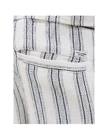 Jack&jones męskie szorty jpstjaiden coba stripe jog shorts reg sn 12274413 cloud dancer/stripes