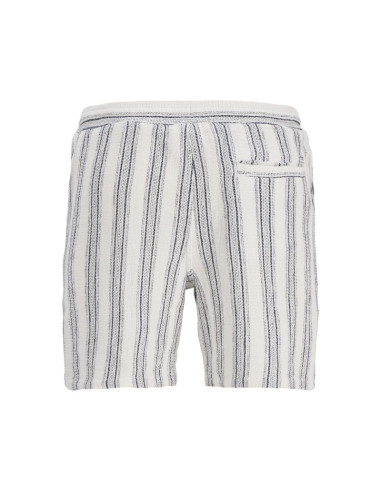Jack&jones męskie szorty jpstjaiden coba stripe jog shorts reg sn 12274413 cloud dancer/stripes