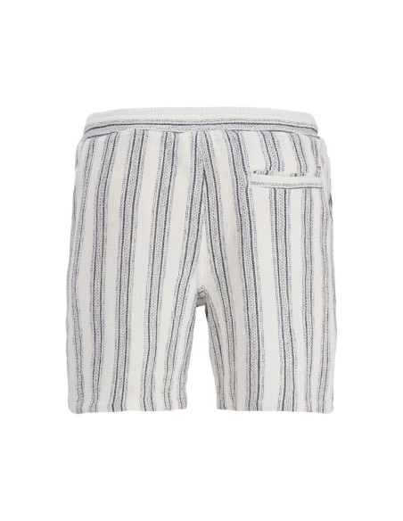 Jack&jones męskie szorty jpstjaiden coba stripe jog shorts reg sn 12274413 cloud dancer/stripes