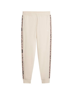 Spodnie damskie puma ess graphic animal comfort beżowe 692464 87 2