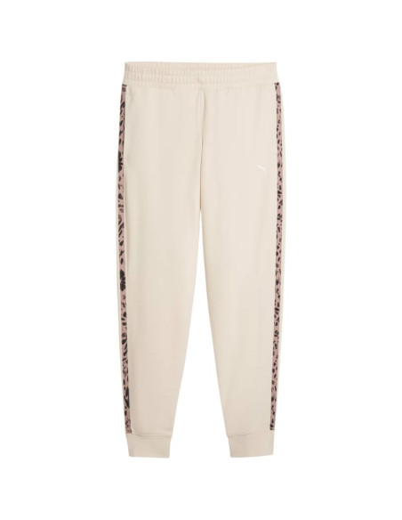 Spodnie damskie puma ess graphic animal comfort beżowe 692464 87