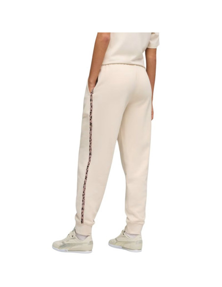 Spodnie damskie puma ess graphic animal comfort beżowe 692464 87