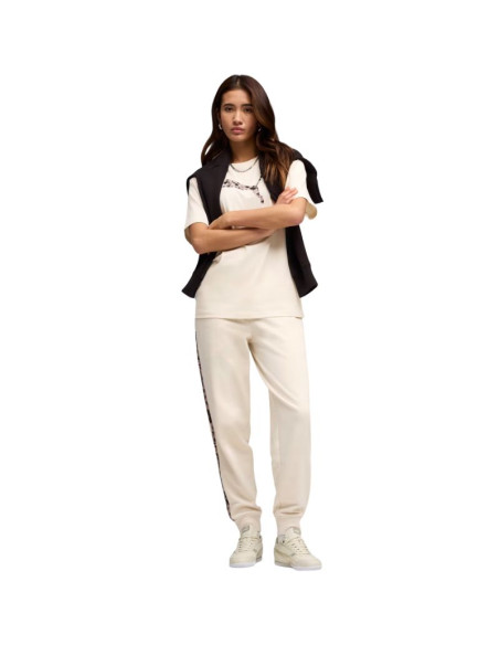 Spodnie damskie puma ess graphic animal comfort beżowe 692464 87