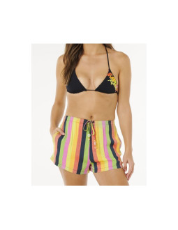 Szorty damskie rip curl neon stripe beach short multikolor