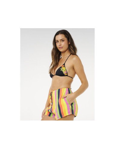 Szorty damskie rip curl neon stripe beach short multikolor