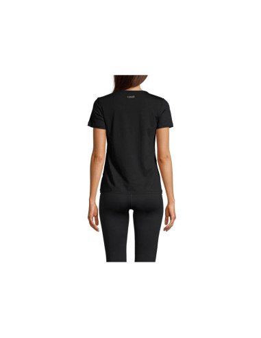 Koszulka casall essential mesh detail tee czarny