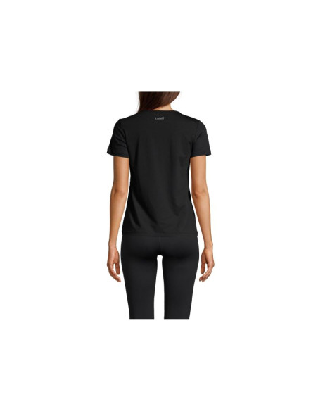 Koszulka casall essential mesh detail tee czarny