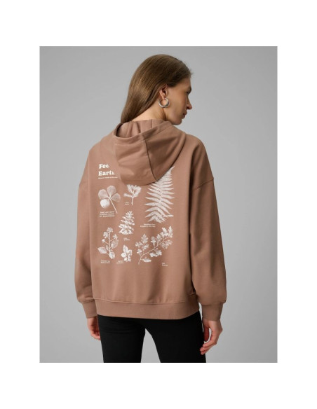 Bluza dresowa loose z kapturem damska 4f 4frss26tswsf2836-83s