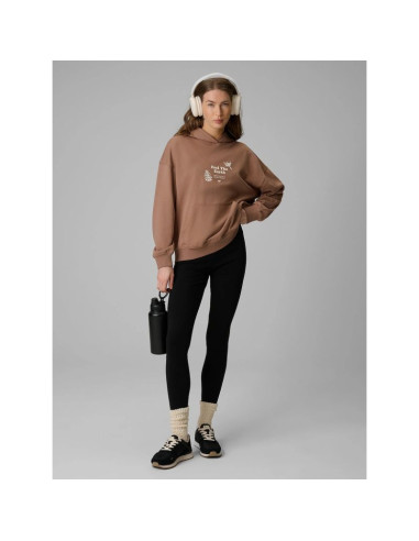 Bluza dresowa loose z kapturem damska 4f 4frss26tswsf2836-83s