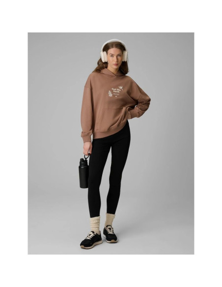 Bluza dresowa loose z kapturem damska 4f 4frss26tswsf2836-83s