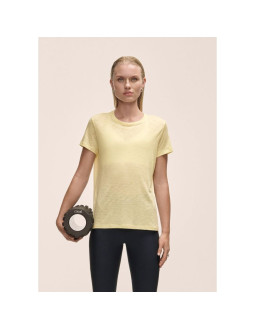 Koszulka damska casall soft texture tee żółty 2