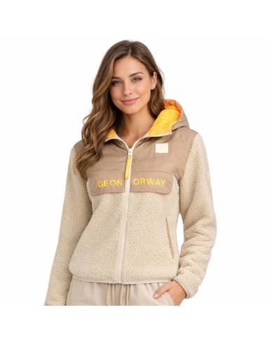 Polar damski geographical norway techic fz beige db lady 056 beżowy (wz6660f/gn-beige)