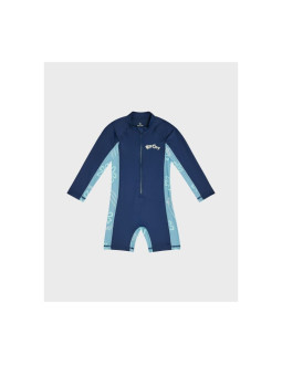 Lycra chłopięca rip curl ride the wave upf l/s sp-boy niebieska