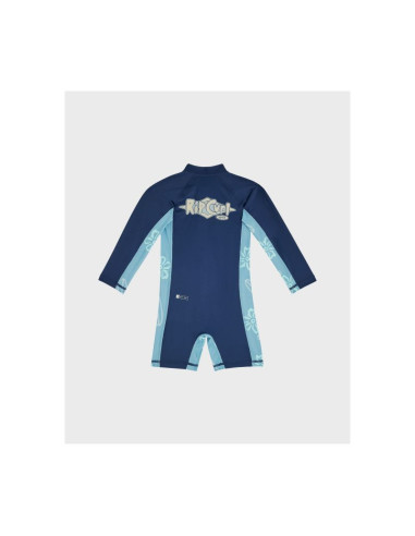 Lycra chłopięca rip curl ride the wave upf l/s sp-boy niebieska