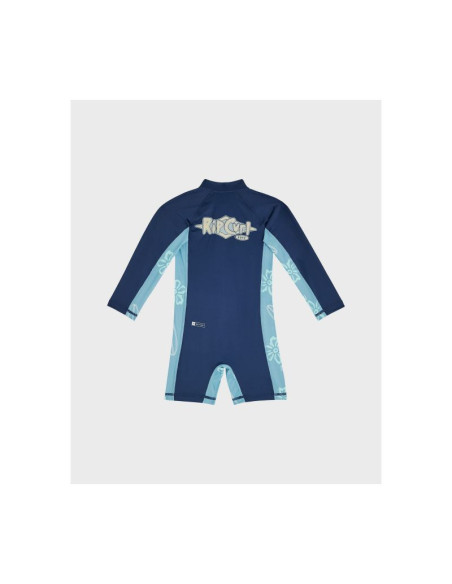 Lycra chłopięca rip curl ride the wave upf l/s sp-boy niebieska