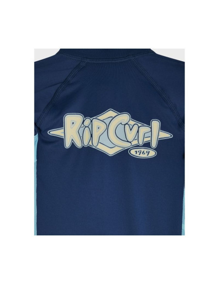 Lycra chłopięca rip curl ride the wave upf l/s sp-boy niebieska