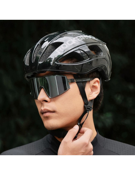 Kask rowerowy rockbros lk-66 lekki 58-62 cm - czarny