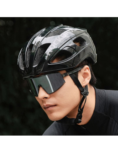 Kask rowerowy rockbros lk-66 lekki 58-62 cm - czarny