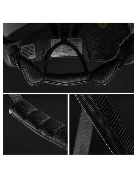 Kask rowerowy rockbros lk-66 lekki 58-62 cm - czarny