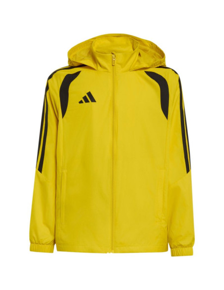Kurtka dla dzieci adidas tiro 26 league windbreaker żółta kt2425