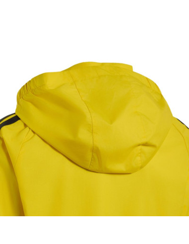 Kurtka dla dzieci adidas tiro 26 league windbreaker żółta kt2425