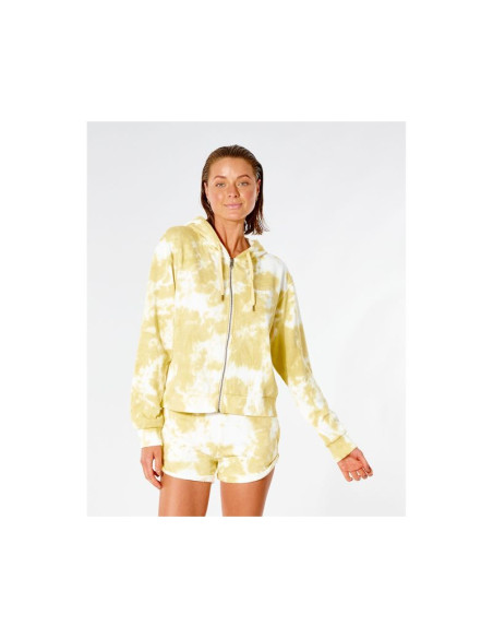 Bluza rip curl classic surf zip through - złoty
