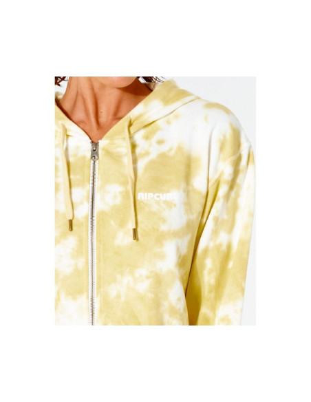 Bluza rip curl classic surf zip through - złoty
