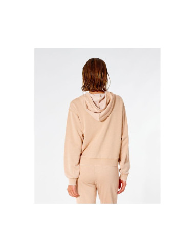 Bluza rip curl wave shapers hood - brązowy