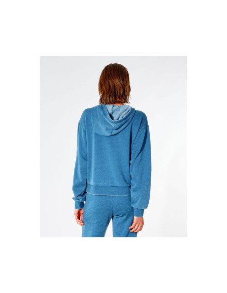 Bluza rip curl wave shapers hood - niebieski
