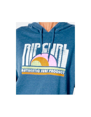 Bluza rip curl wave shapers hood - niebieski