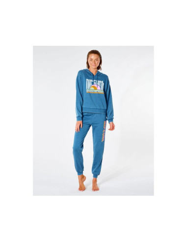 Bluza rip curl wave shapers hood - niebieski