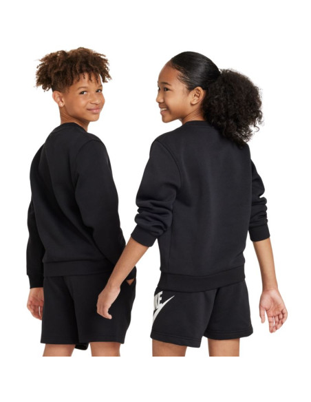 Bluza dla dzieci nike sportswear club fleece czarna fd3006 010