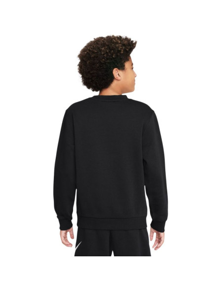 Bluza dla dzieci nike sportswear club fleece czarna fd3006 010