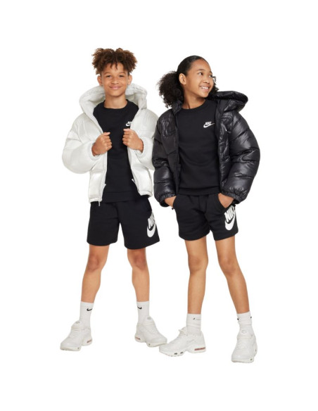 Bluza dla dzieci nike sportswear club fleece czarna fd3006 010